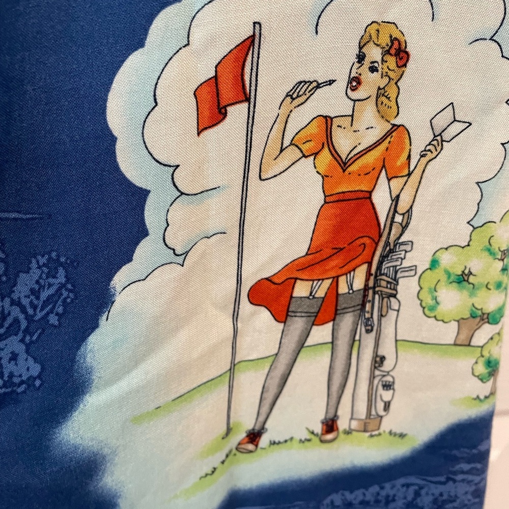COPY - Rare Vintage pinup unisex shirt Pierre Cardin - Picture 3 of 7